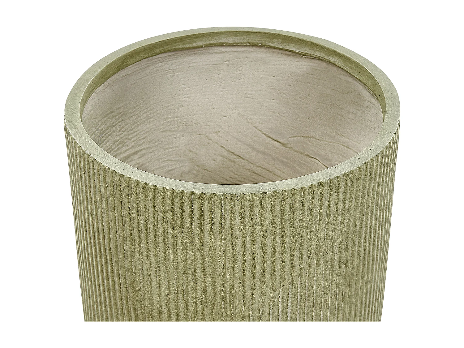 Cache-pot DARIA Céramique 37 cm Vert olive