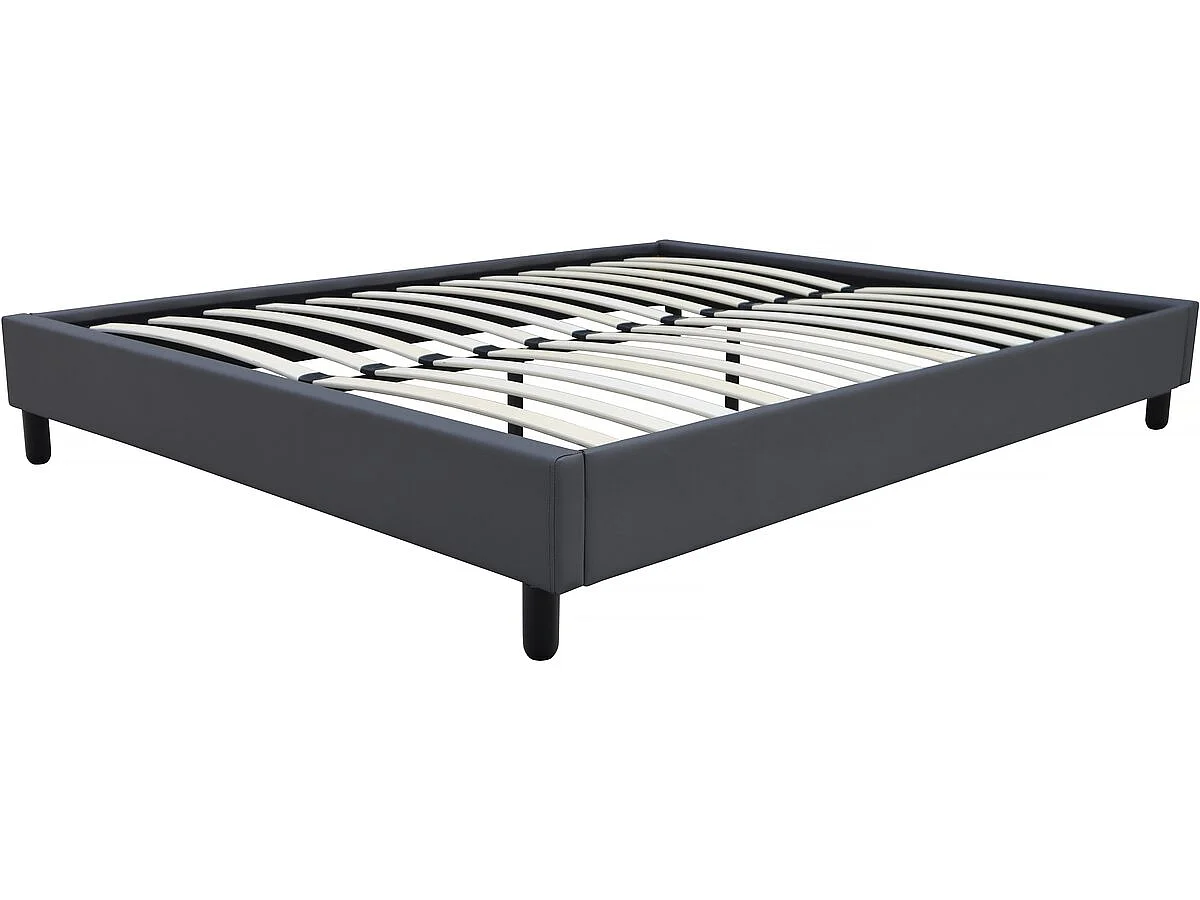 Lattenrost "Andy"  - 160 x 200 cm - PVC - Anthrazitgrau