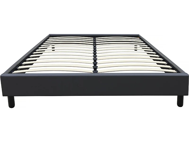 Estrado "Andy" - 160 x 200 cm - PVC - Cinza antracite