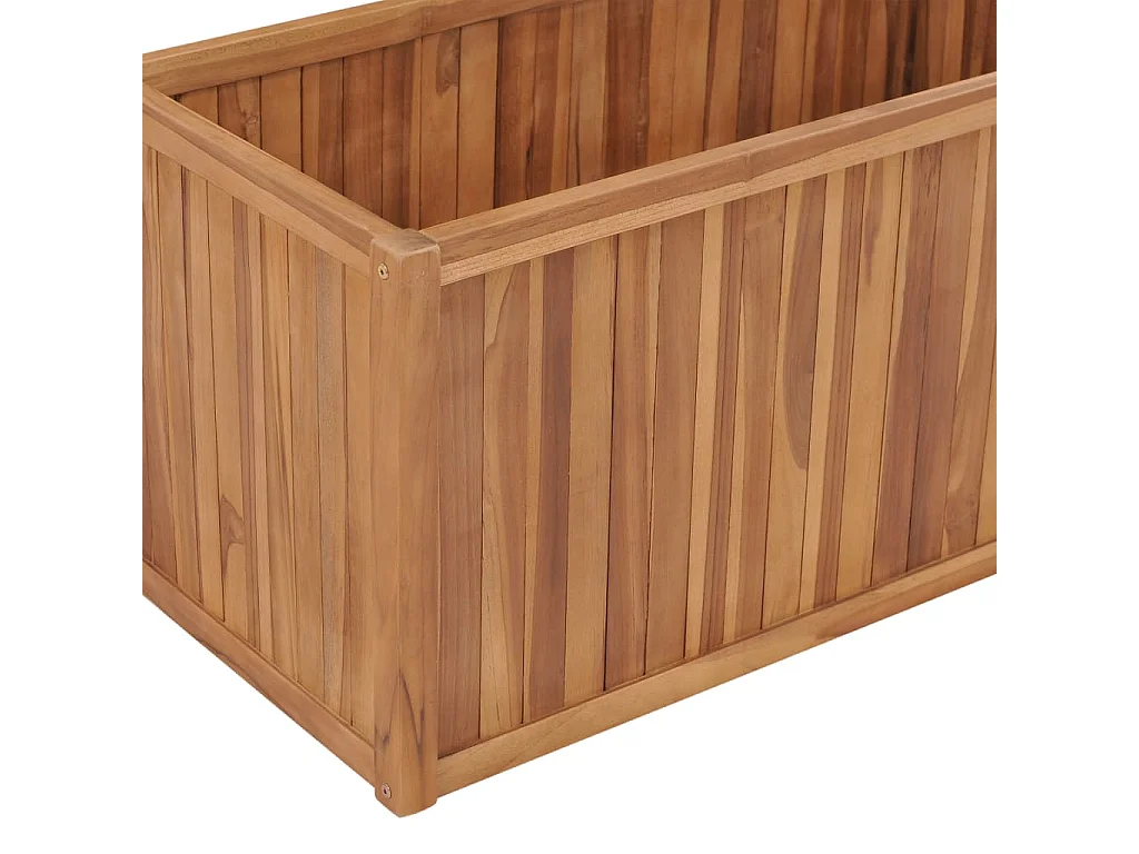 Jardinière lit surélevé plantes bois marron 100 x 50 x 50 cm 02_0000899