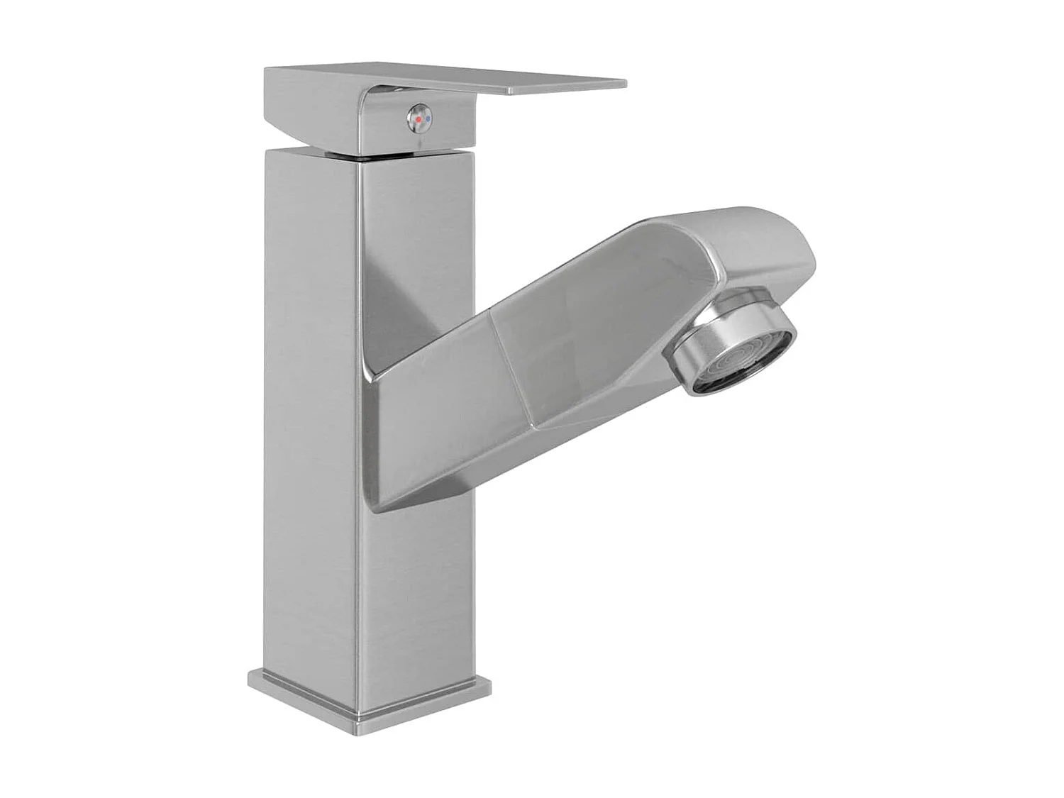 Robinet de lavabo rétractable de bain 157x172 mm argenté 02_0003524