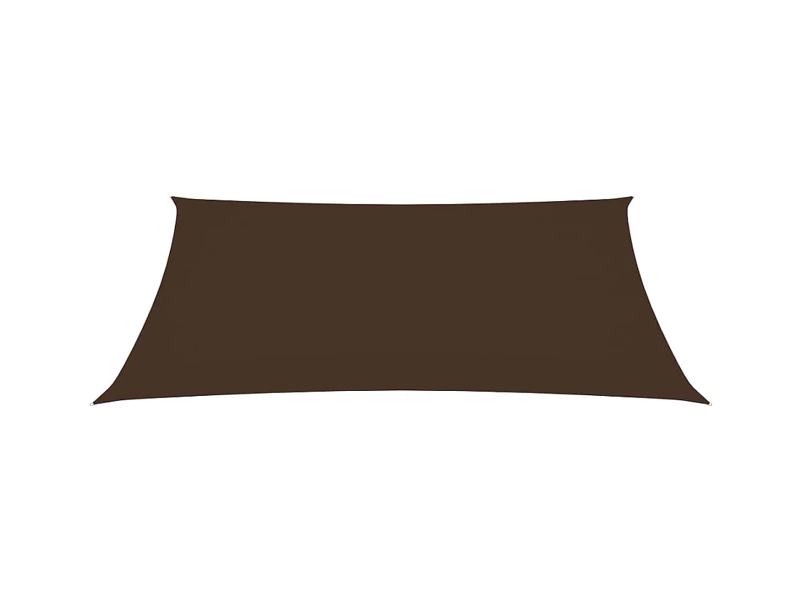 Voile toile d'ombrage parasol tissu marron 450 x 200 x 200 cm 02_0009622