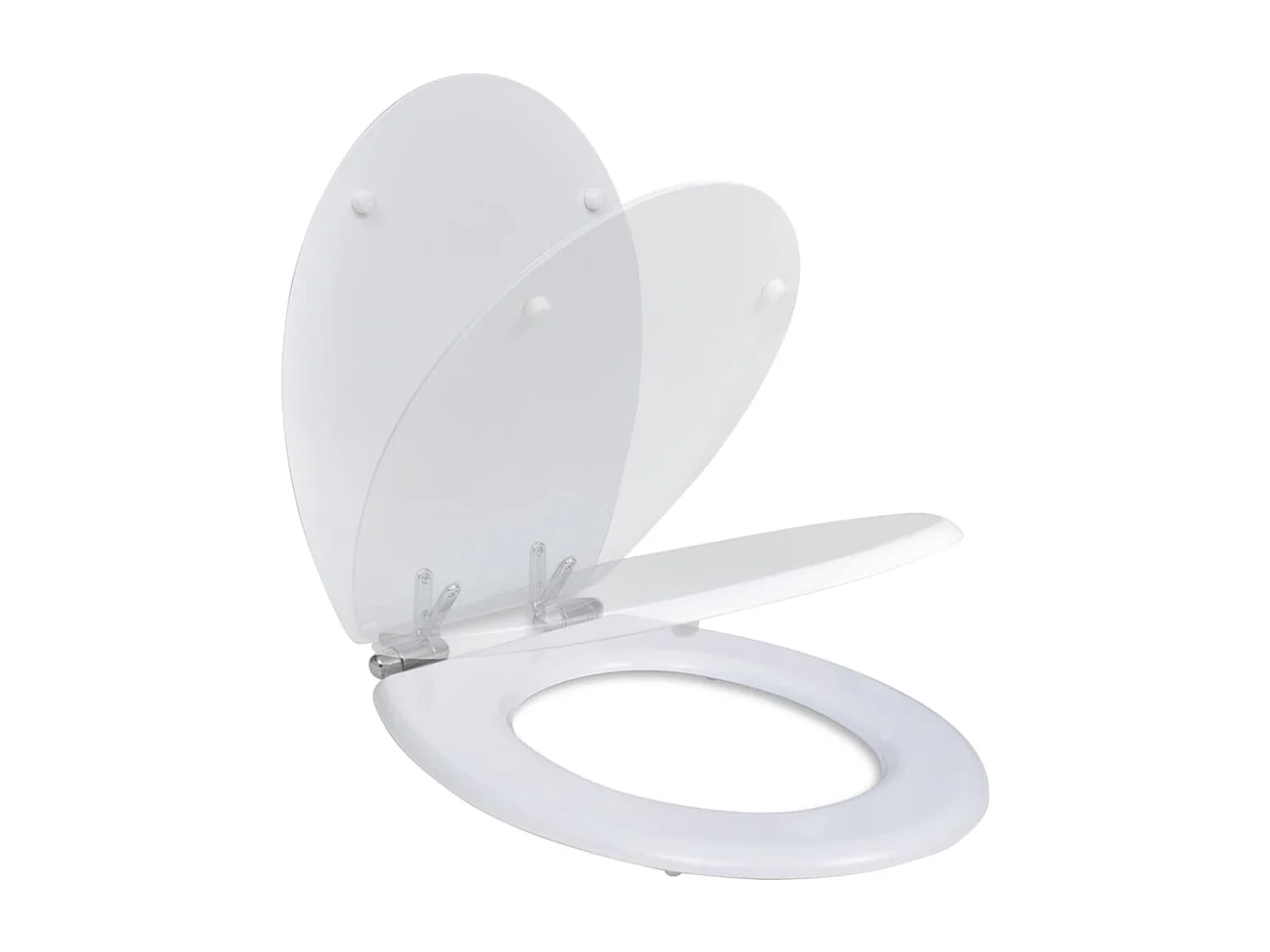 Sedile WC coperchio WC con coperchio in MDF chiusura rallentata bianco 02_0002875