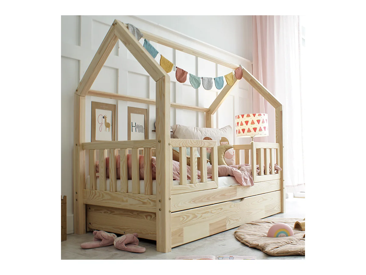 Cabinebed 90x190 inclusief boxspring en lade Daisy Bois