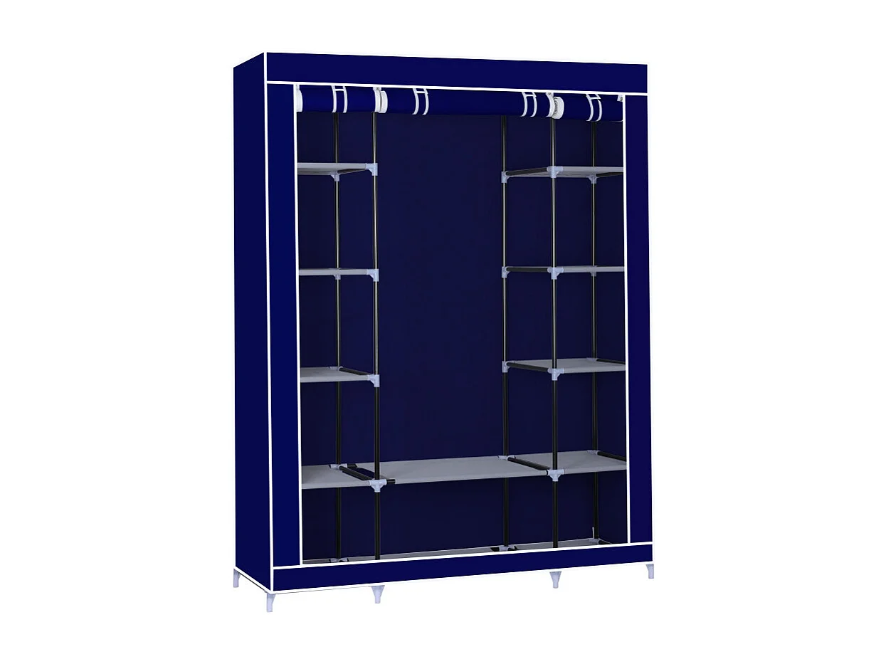 Herzberg HG-8009: Armoire de rangement - Grande Bleu