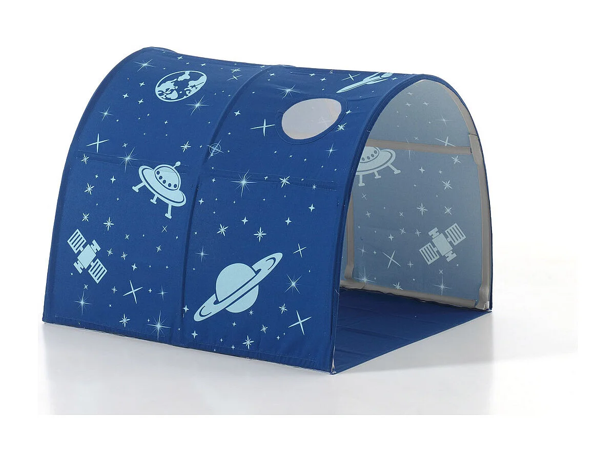 Letto a mezza altezza 90x200 con rete e rivestimento Astro Vipack Scott White