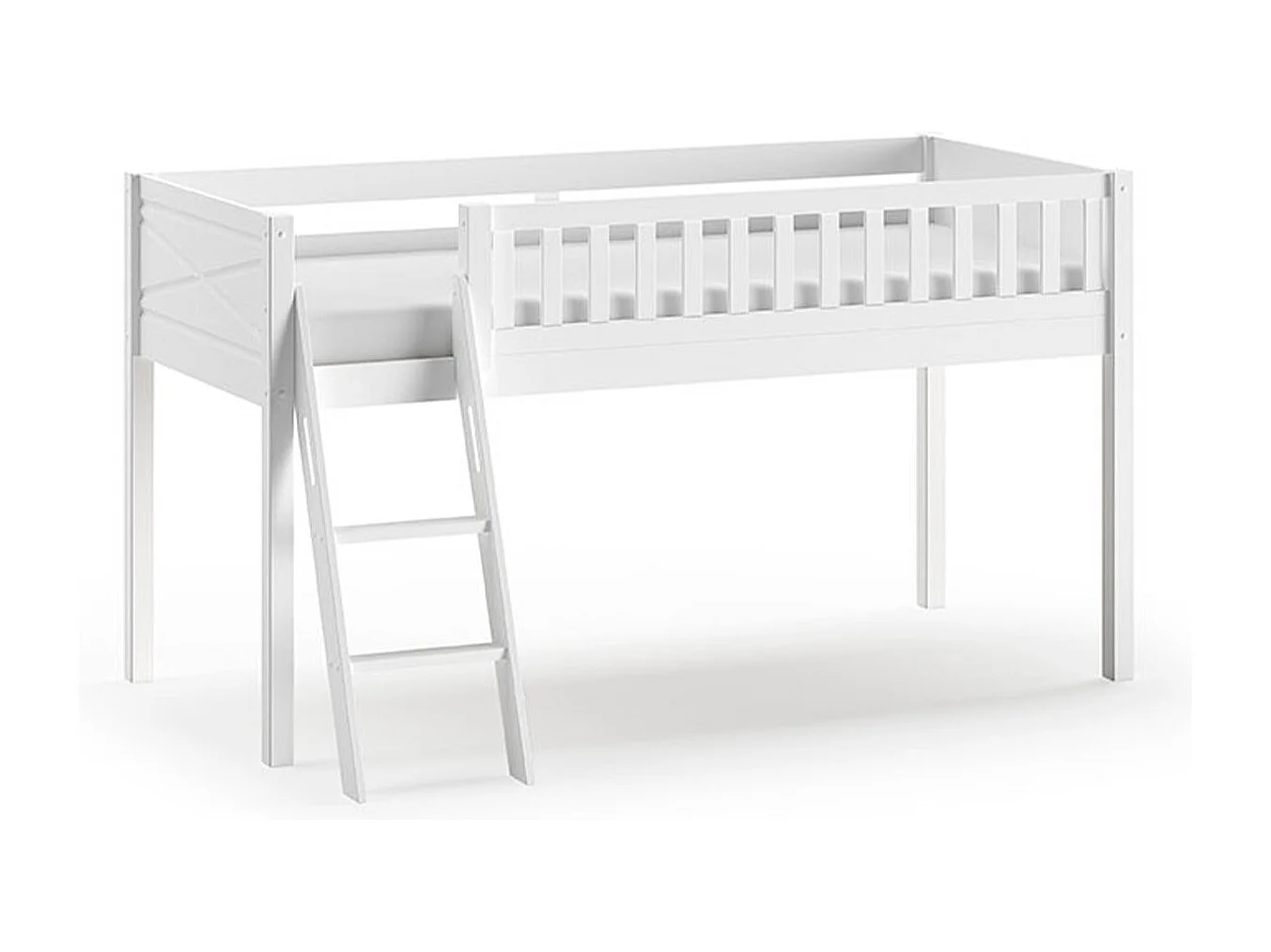 Lit Enfant Tente "Scott Dino" 90x200cm Blanc