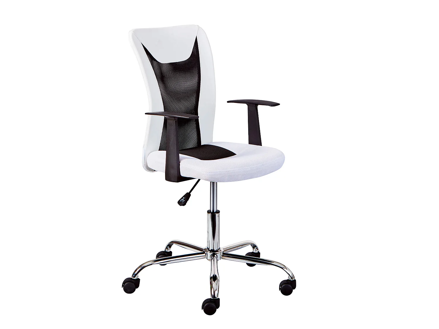 Chaise de bureau réglable blanche en maille - FT12073