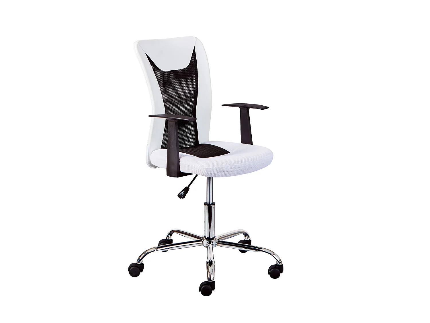 Chaise de bureau réglable blanche en maille - FT12073
