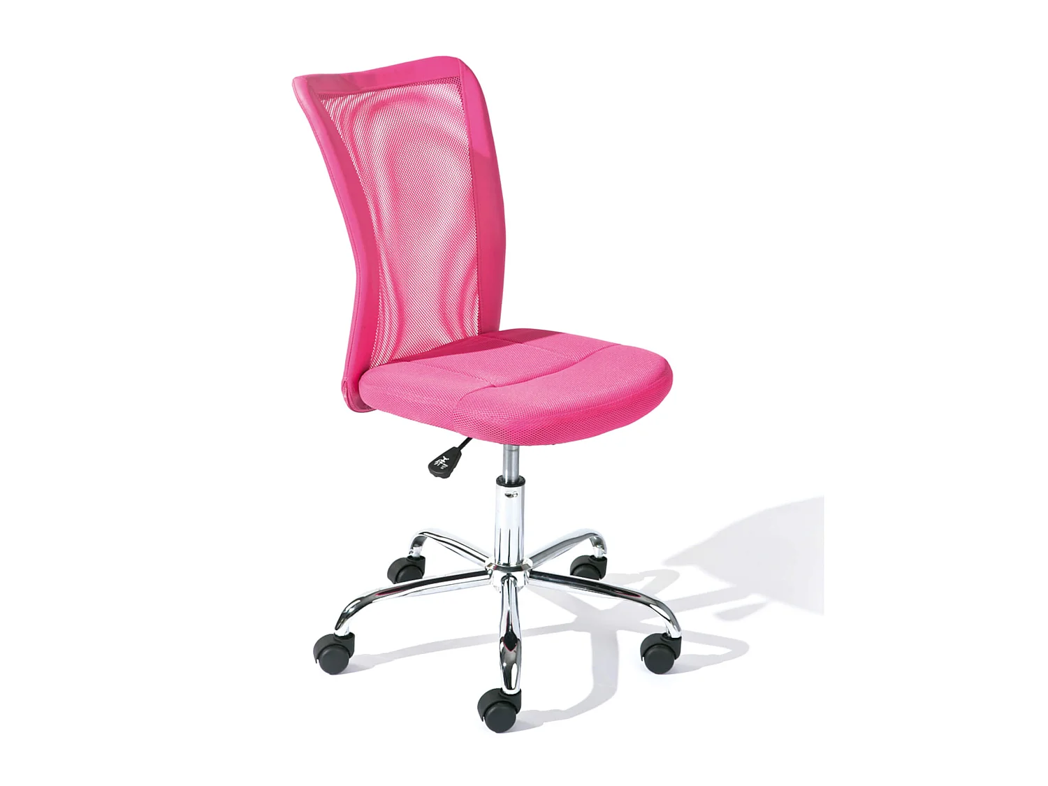 Chaise de bureau enfant réglable rose - FT12067
