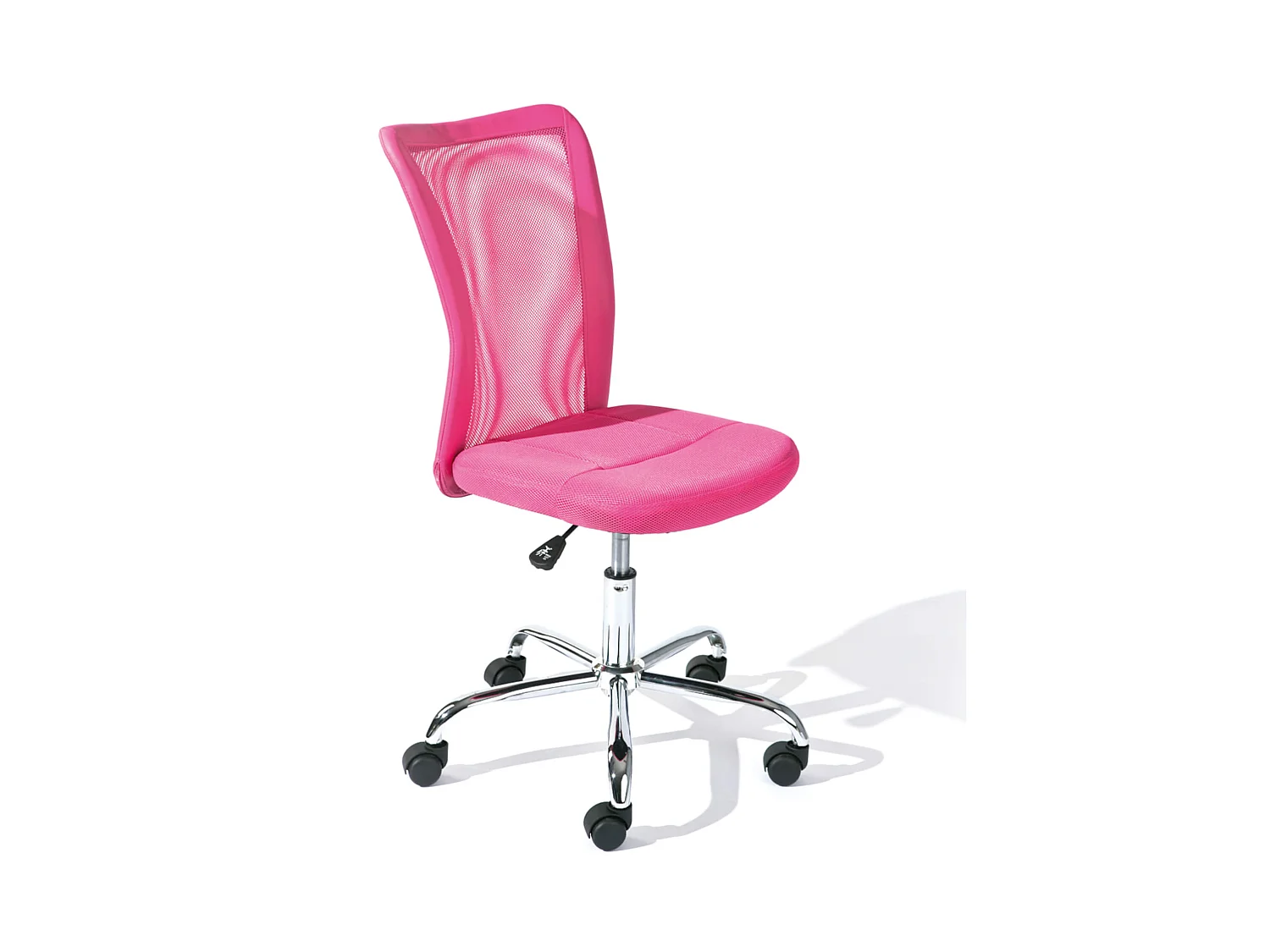 Chaise de bureau enfant réglable rose - FT12067