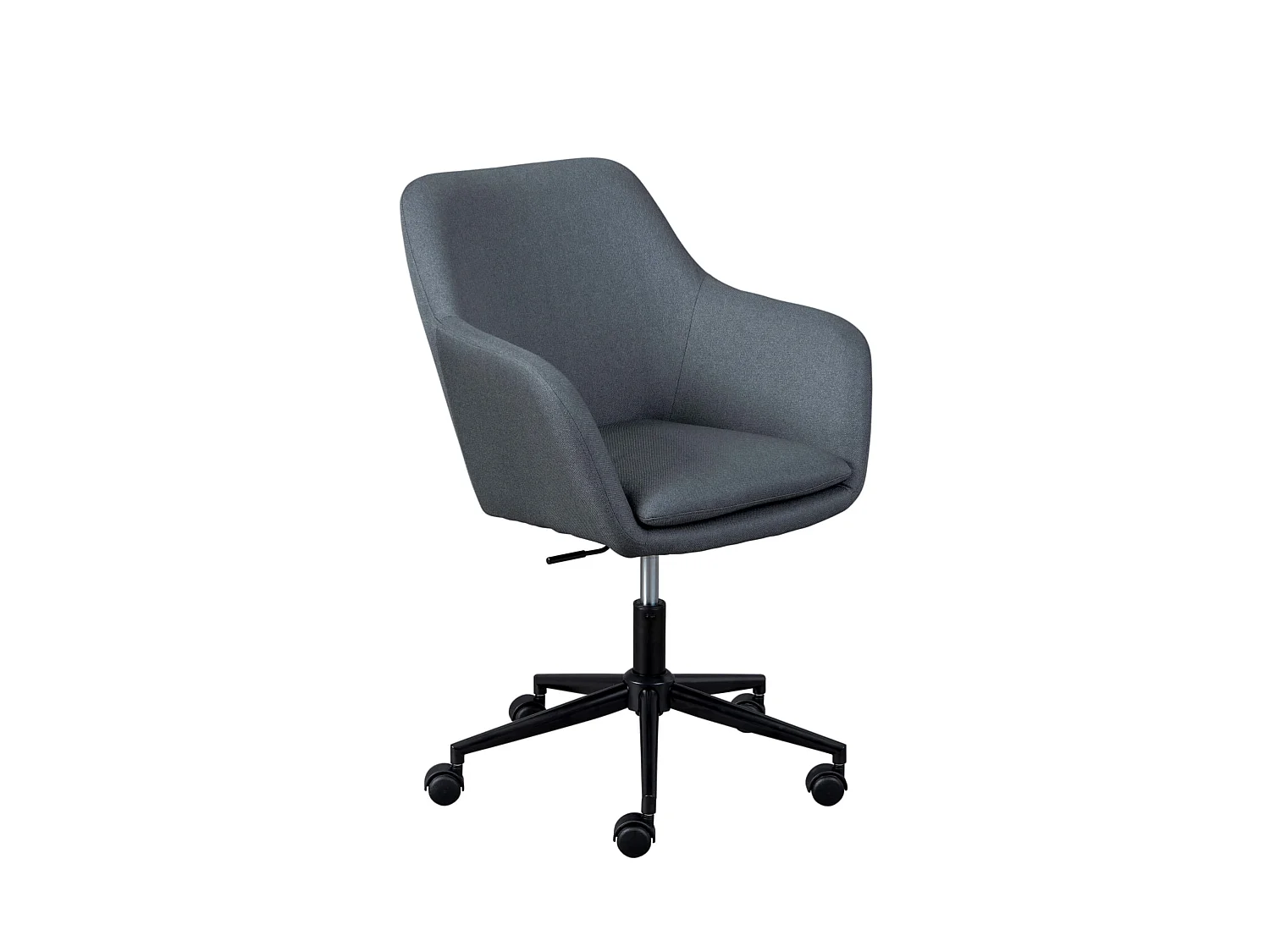 Fauteuil de bureau réglable en tissu gris - FT12068