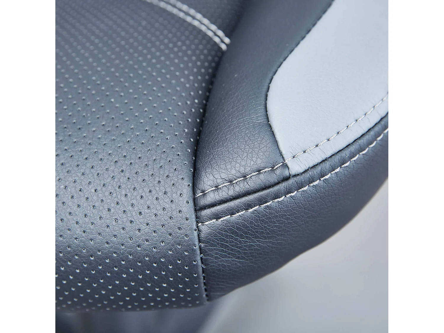 Fauteuil de bureau réglable noir et gris - FT12080