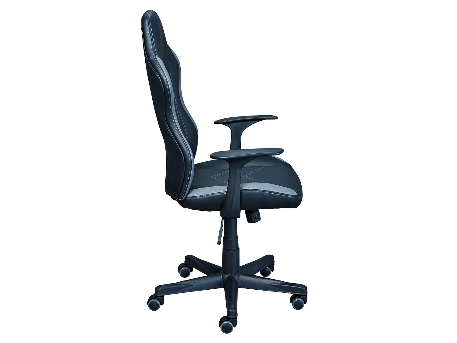 Fauteuil de bureau réglable noir et gris - FT12080