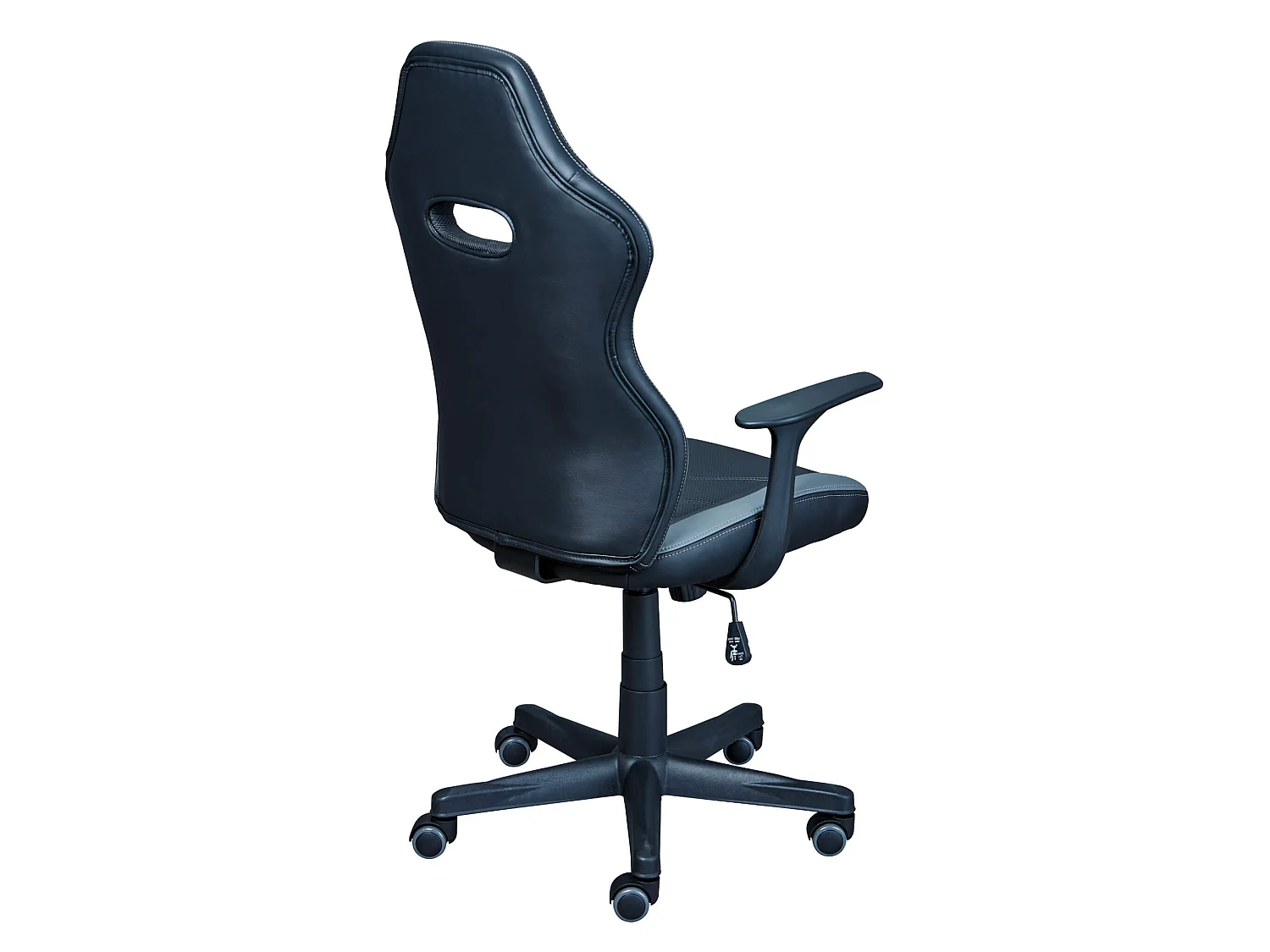 Fauteuil de bureau réglable noir et gris - FT12080