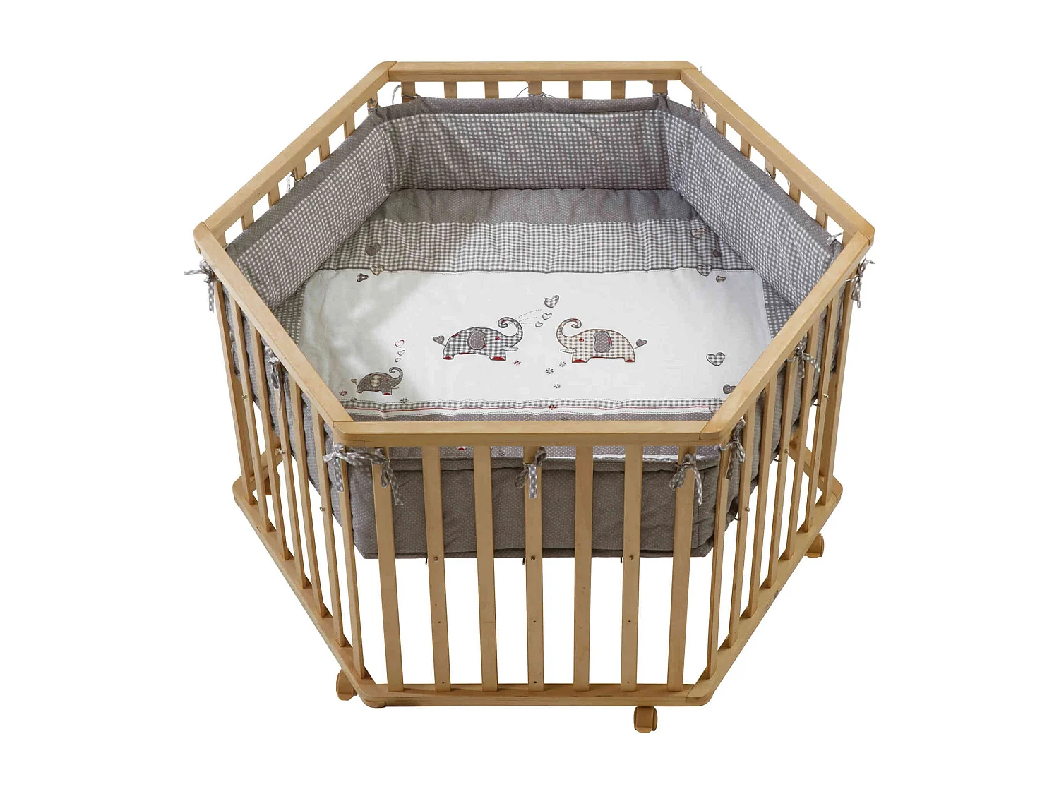 Box esagonale Jumbo Twins grigio