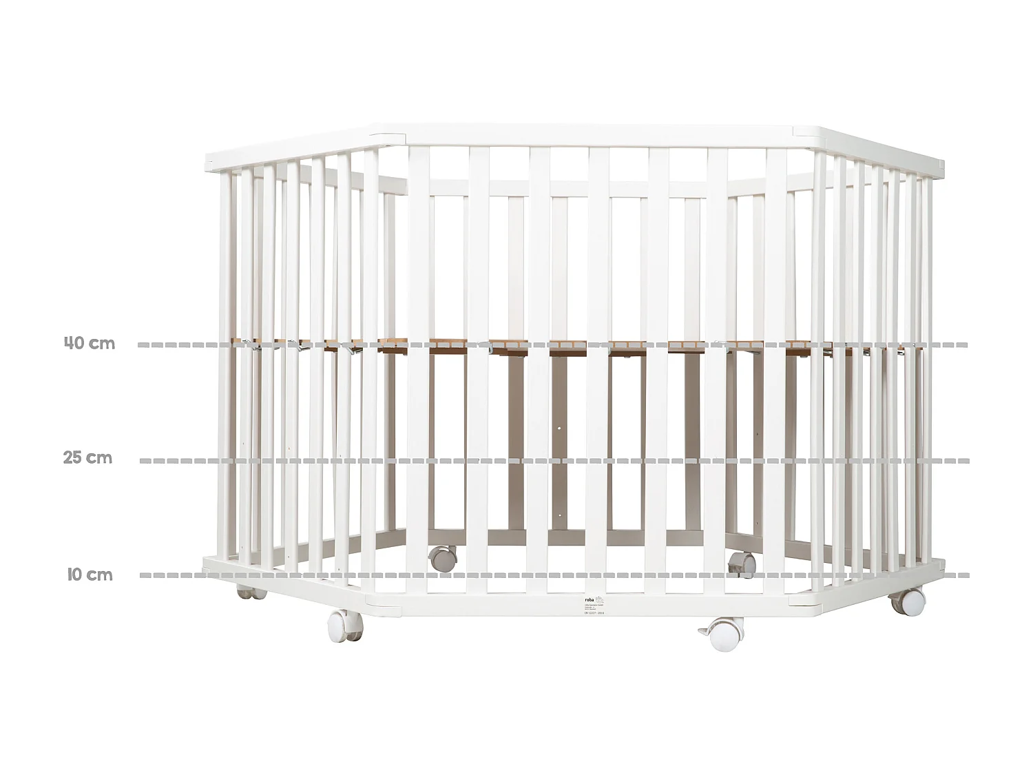 Box esagonale Jumbo Twins grigio