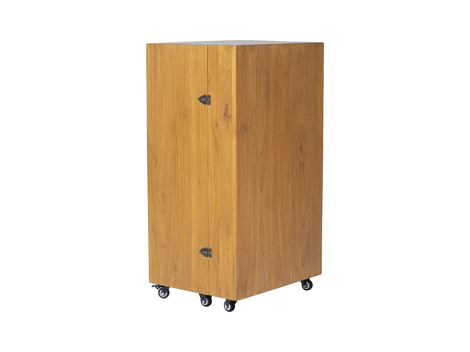 Armoire à vin et verres en bois de mindi - 15 casiers - L. 60 x P. 50 x H. 111 cm - COIMBRA