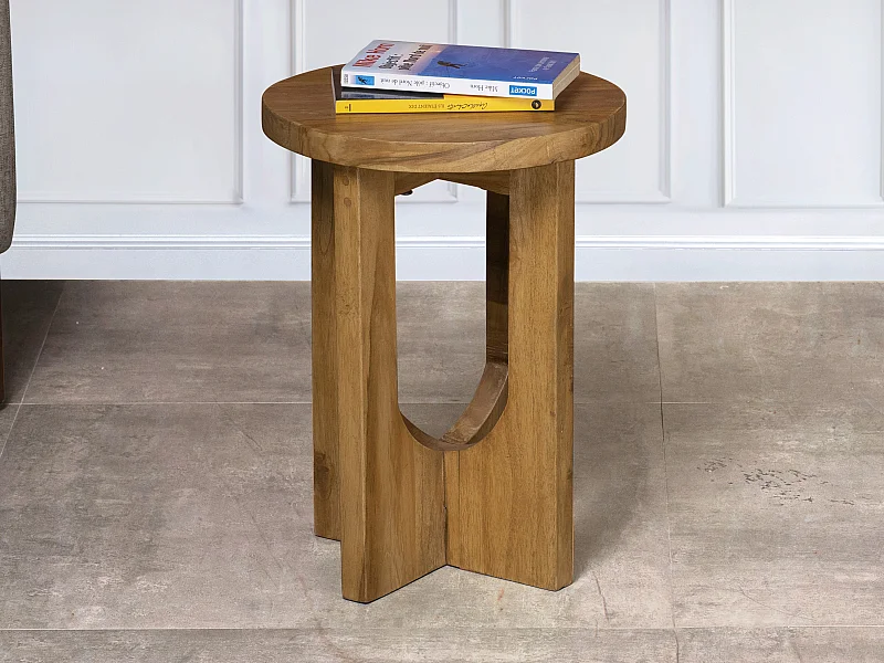 Tavolo supplementare in Legno di teak Naturale  - MIRANDELA