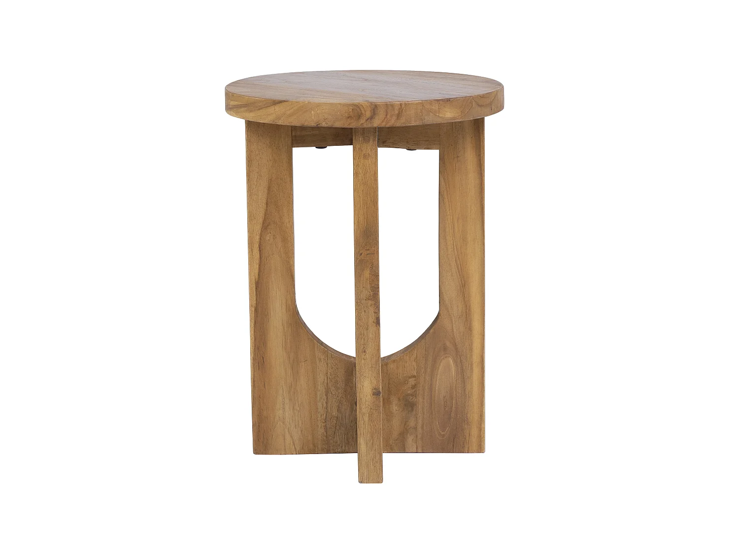 Sidebord i teaktræ - Naturlig - MIRANDELA