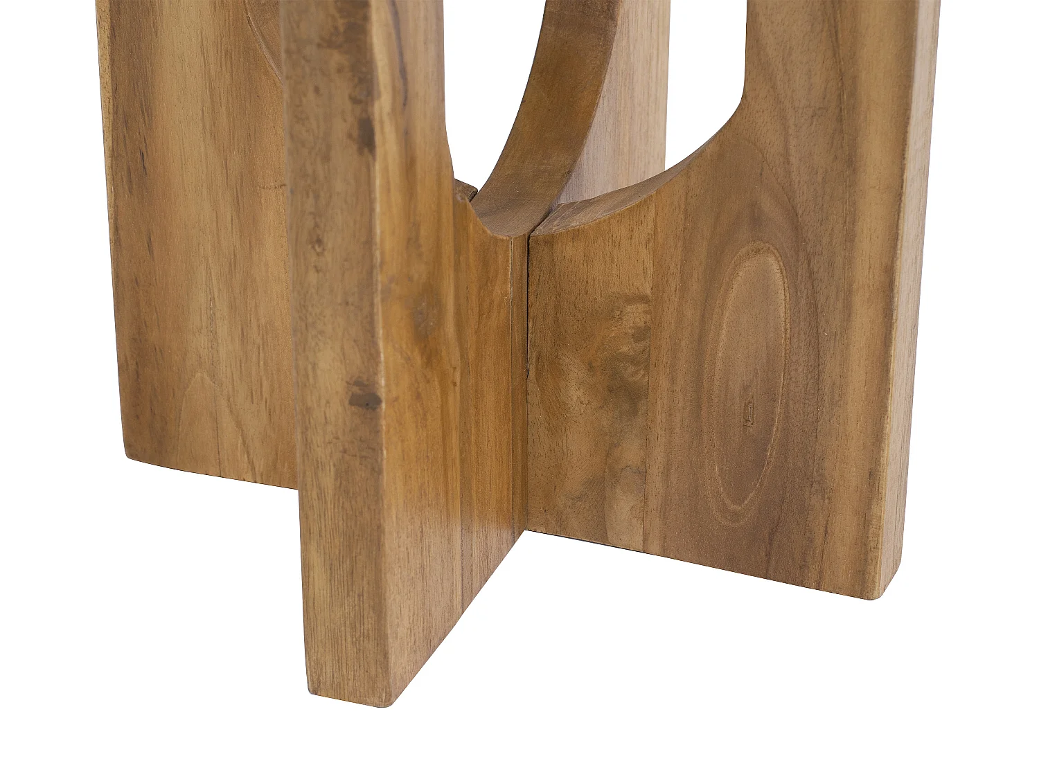 Sidebord i teaktræ - Naturlig - MIRANDELA