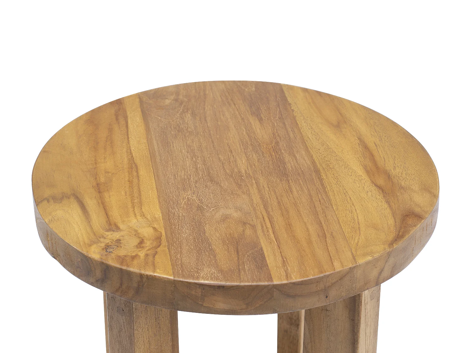 Sidebord i teaktræ - Naturlig - MIRANDELA