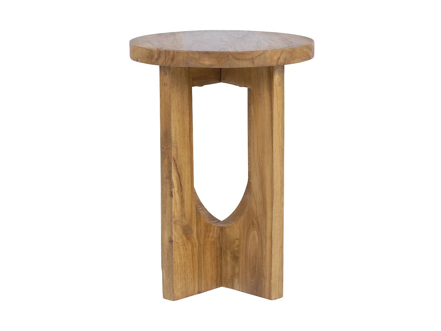 Bijzettafel van teakhout - Naturel - MIRANDELA