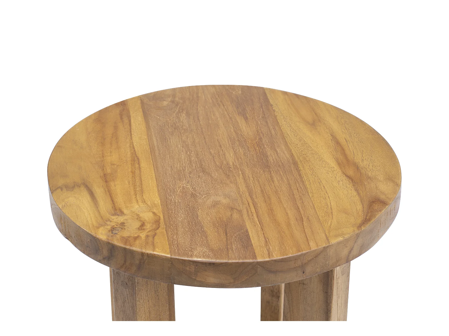 Bijzettafel van teakhout - Naturel - MIRANDELA