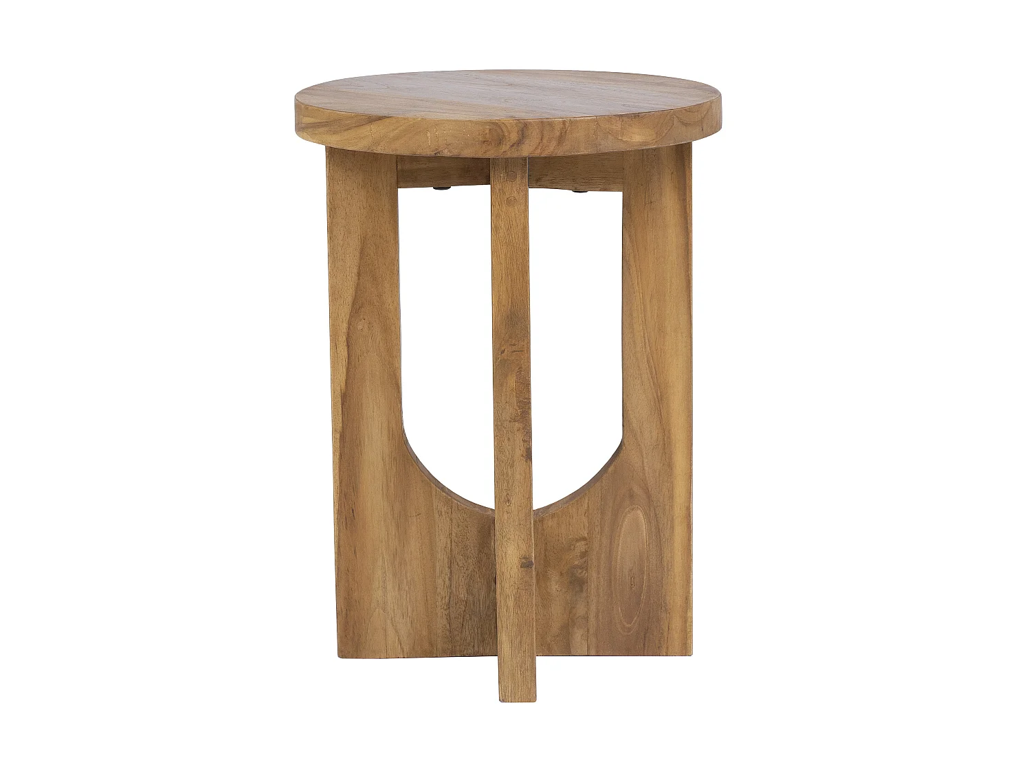 Bijzettafel van teakhout - Naturel - MIRANDELA