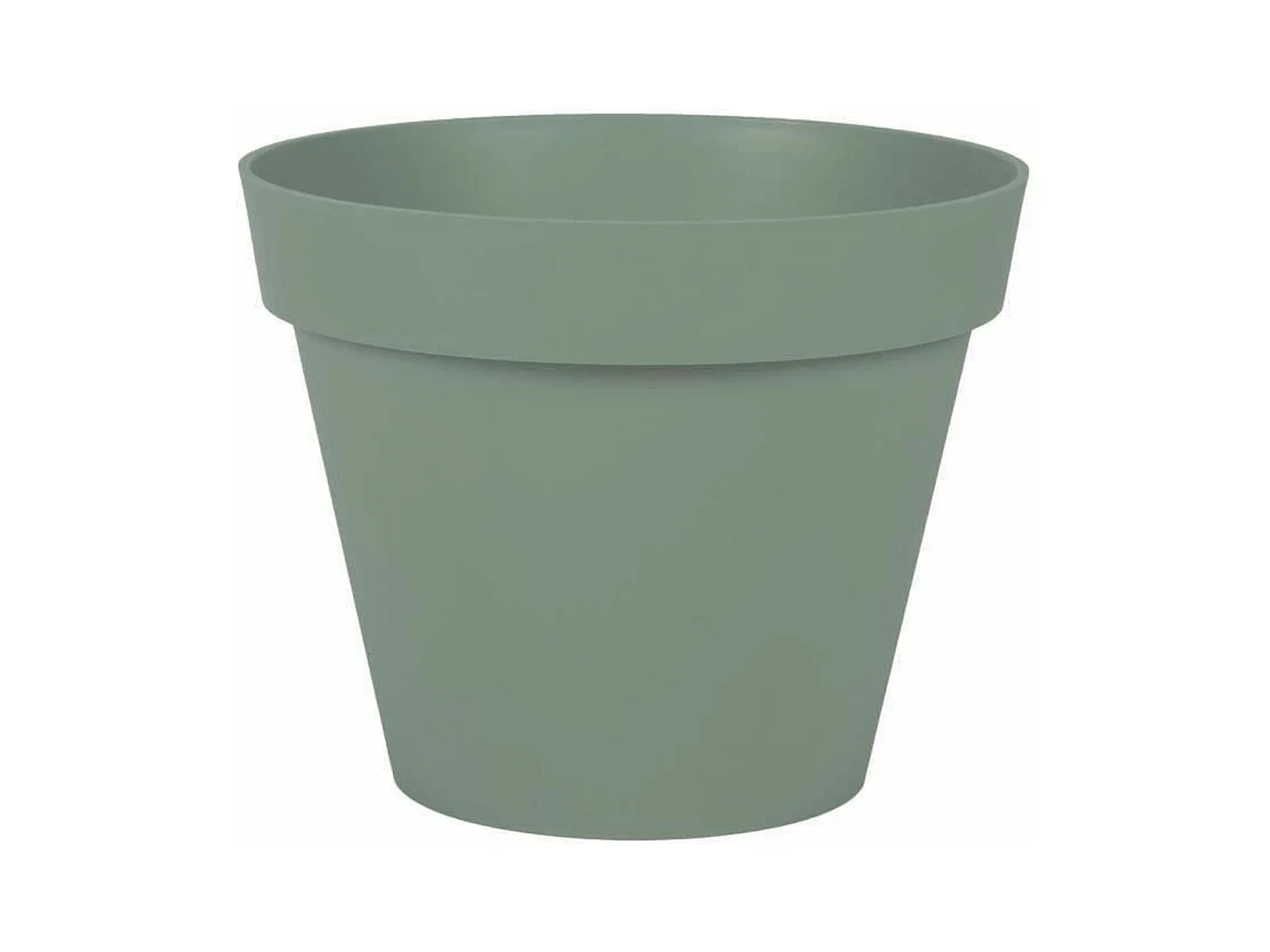Runder Blumentopf Ø 30 cm – Volumen 10 L Ø 29,5 x 24 cm – Lorbeergrün