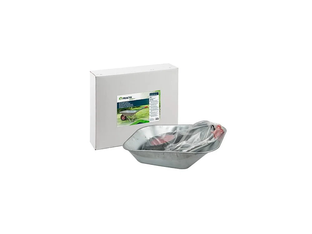 Gegalvaniseerde kruiwagen 85L - Luchtwiel - Capaciteit 100 kg