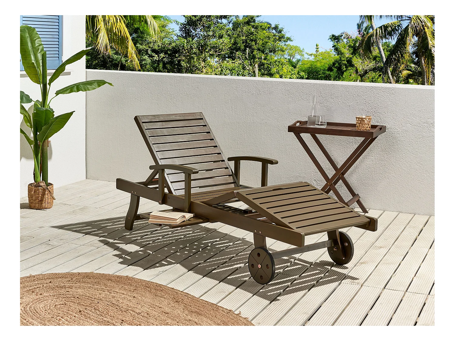 Transat AMANTEA II Acacia Marron foncé