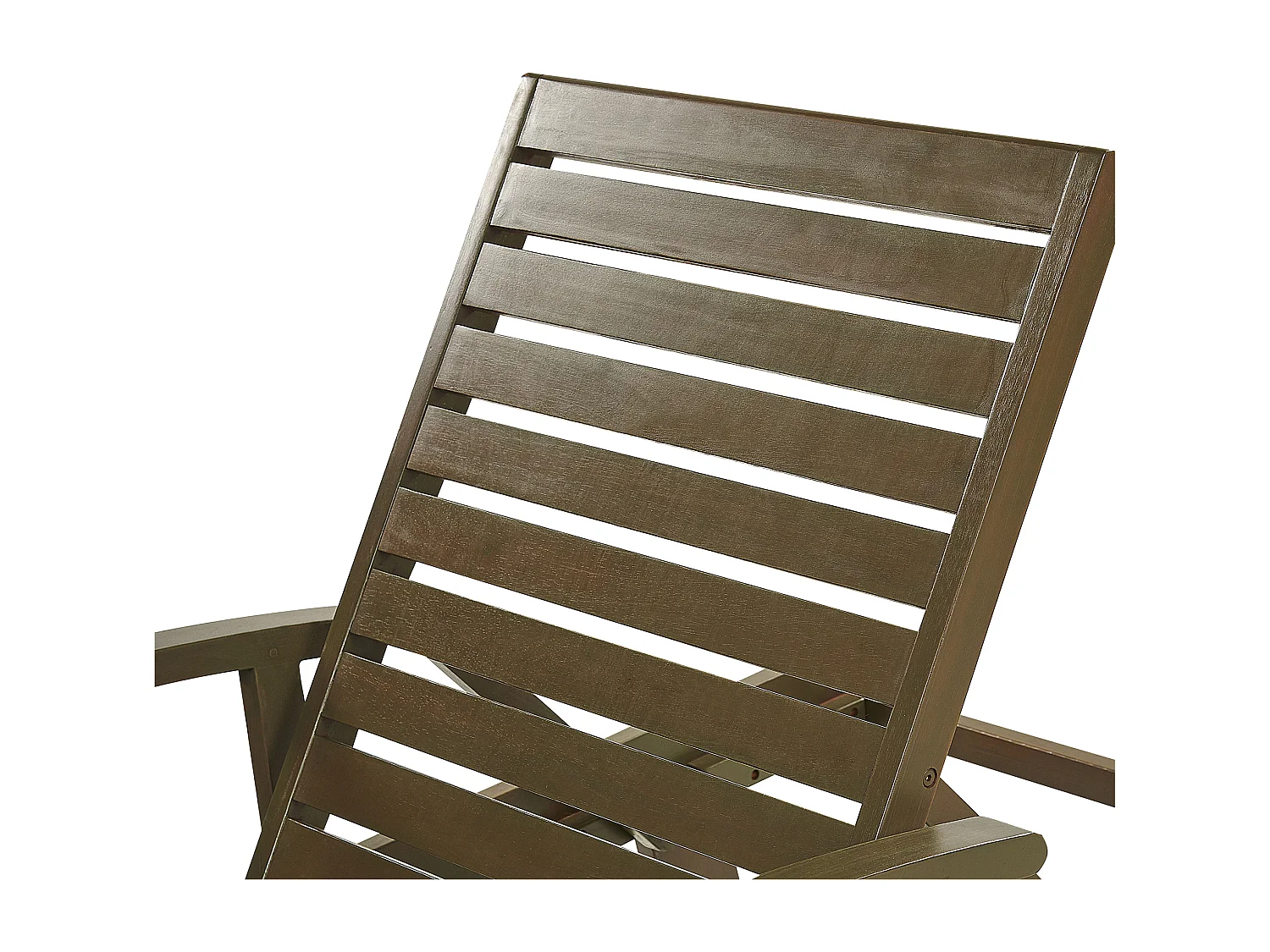 Leżak ogrodowy AMANTEA Rozkładany Drewno akacjowe Ciemnobrązowy