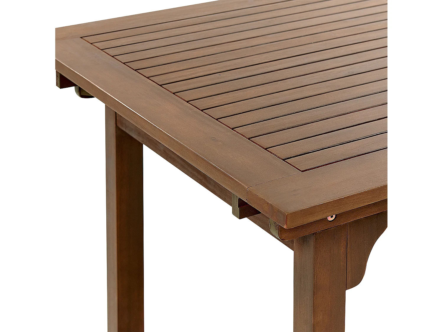 Uitschuifbare tuintafel AMANTEA 160/220 cm 90 cm Acaciahout Donkerbruin