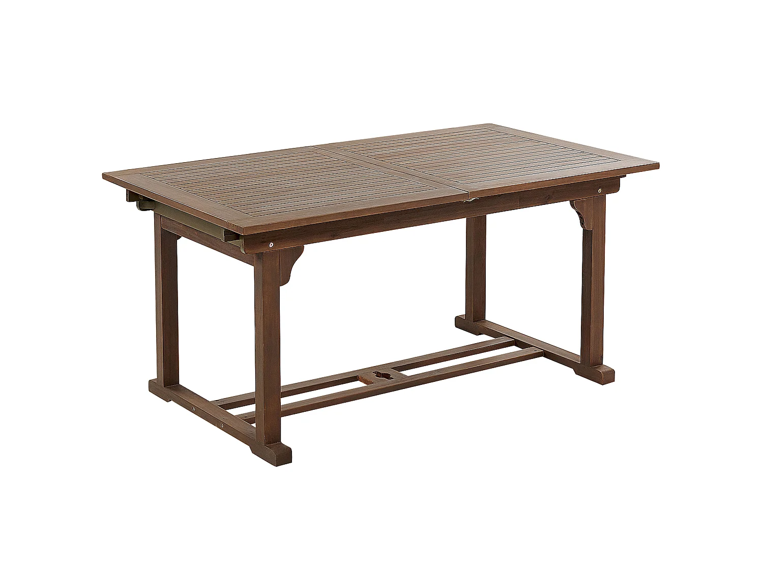 Uitschuifbare tuintafel AMANTEA 160/220 cm 90 cm Acaciahout Donkerbruin