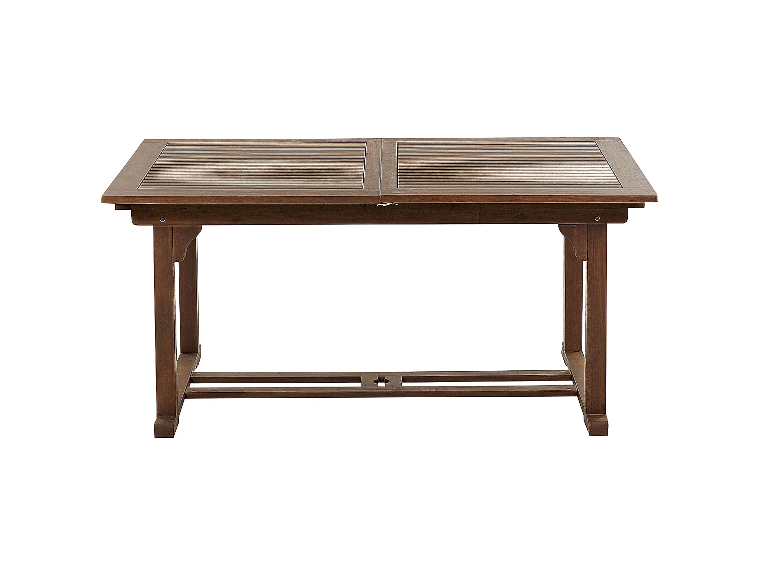 Uitschuifbare tuintafel AMANTEA 160/220 cm 90 cm Acaciahout Donkerbruin