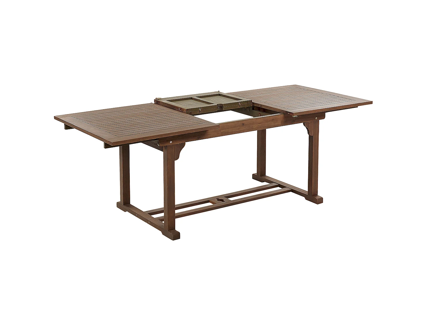 Uitschuifbare tuintafel AMANTEA 160/220 cm 90 cm Acaciahout Donkerbruin