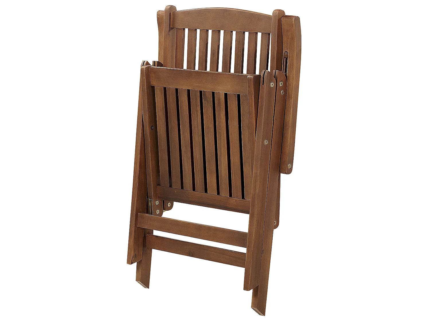 Gartenstuhl AMANTEA Akazienholz Dunkelbraun