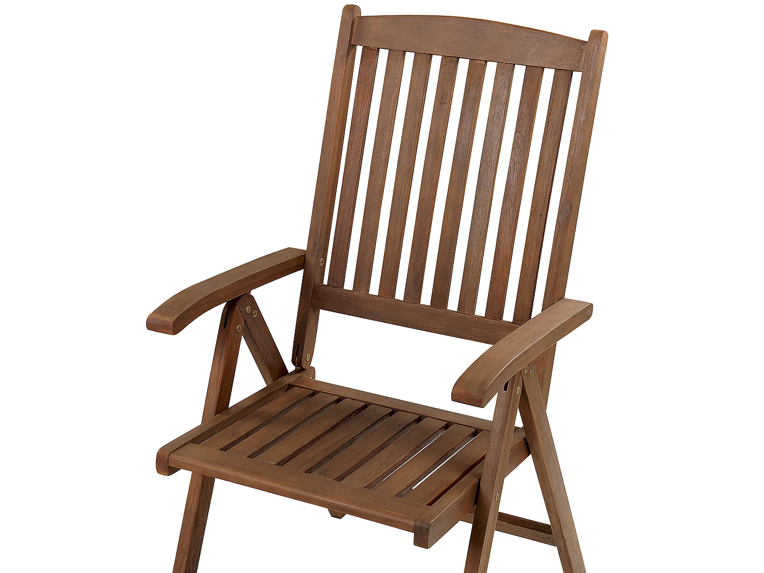 Silla de jardín AMANTEA Madera de acacia Marrón oscuro