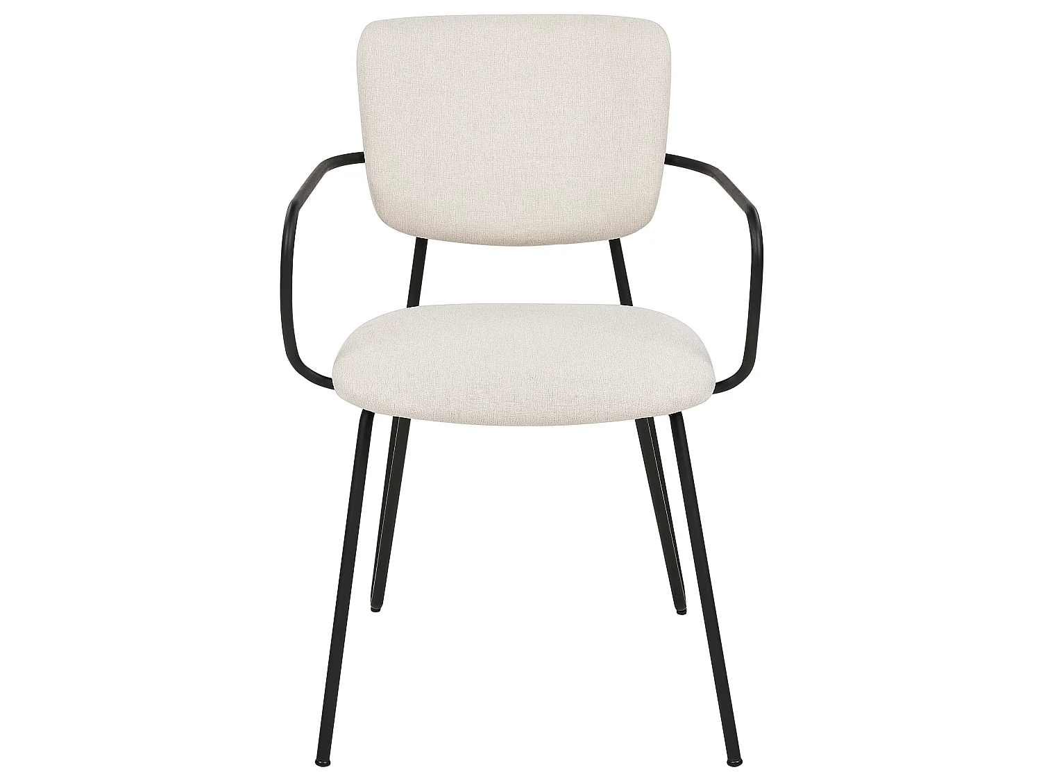 Set van 2 eetkamerstoelen ELKO Crème