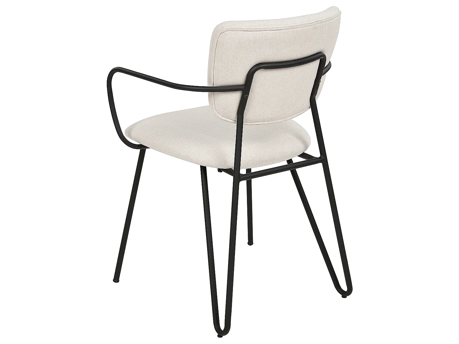 Set van 2 eetkamerstoelen ELKO Crème