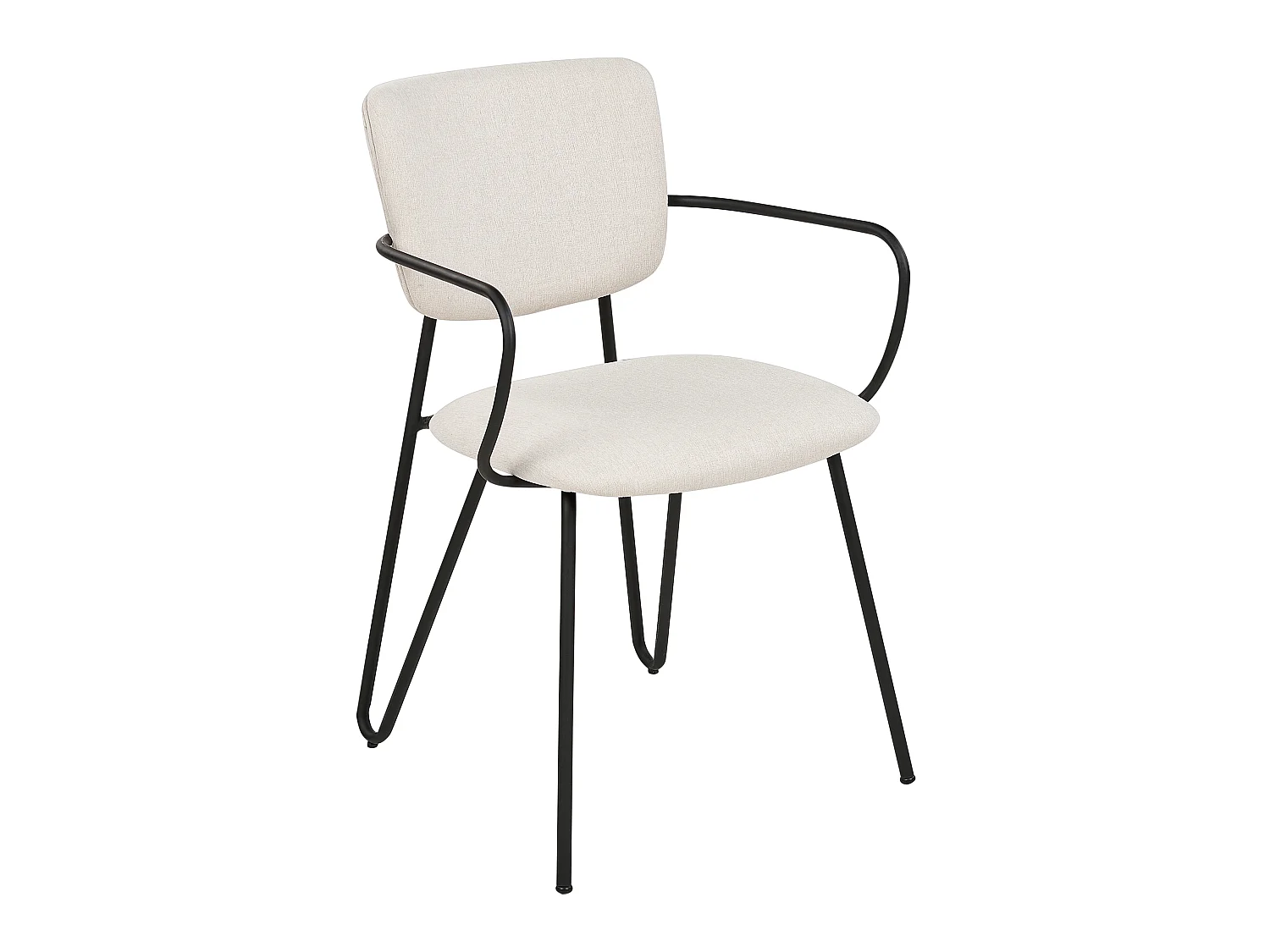 Esszimmerstuhl 2er Set ELKO Creme