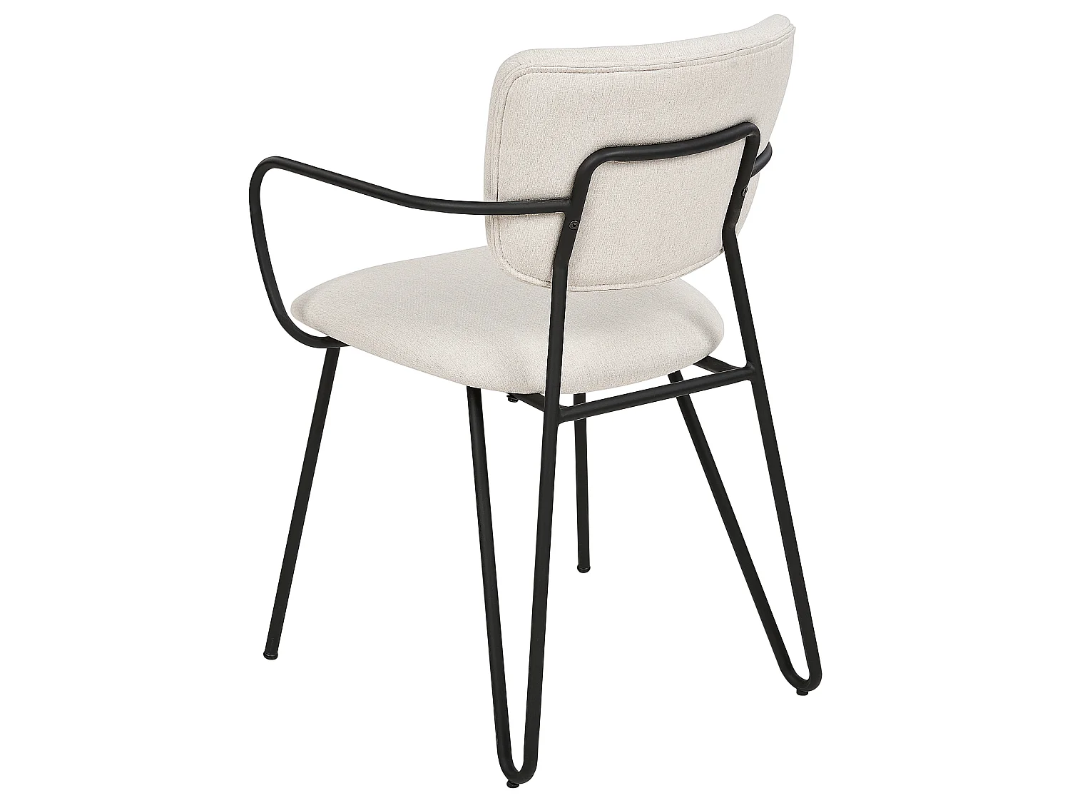 Conjunto de 2 cadeiras de jantar ELKO Creme