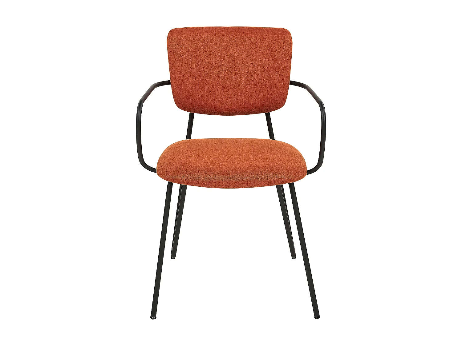 Lot de 2 chaises de salle à manger ELKO Orange