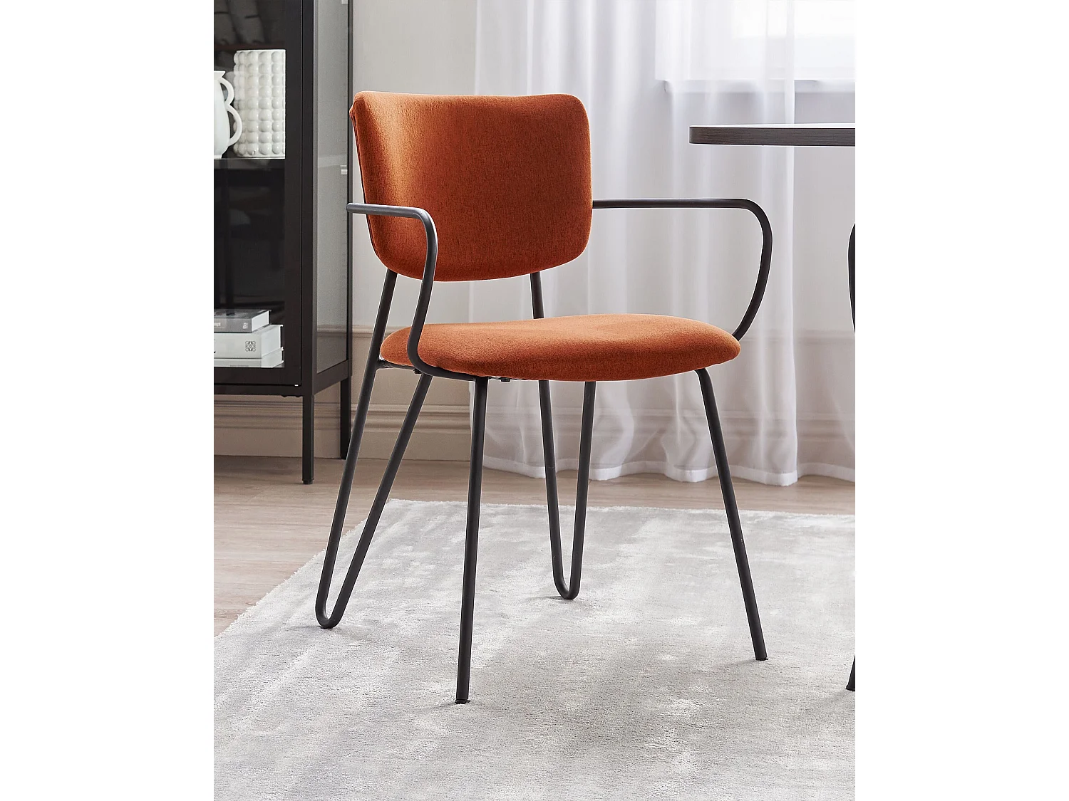 Lot de 2 chaises de salle à manger ELKO Orange