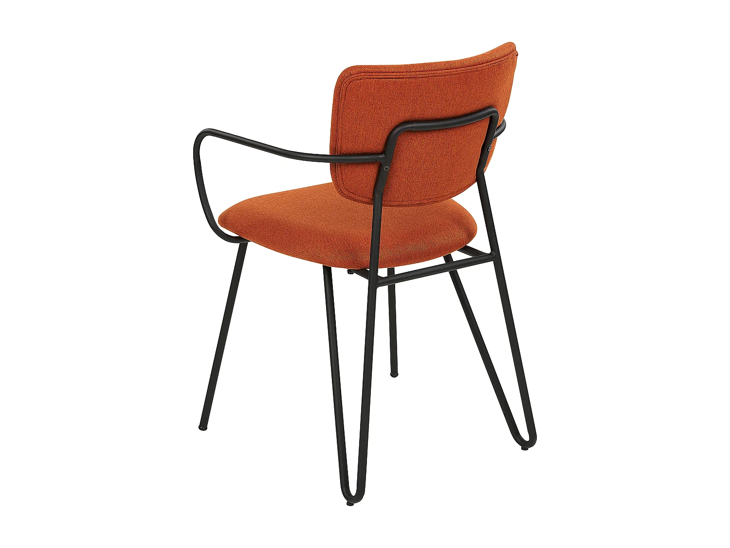 Lot de 2 chaises de salle à manger ELKO Orange