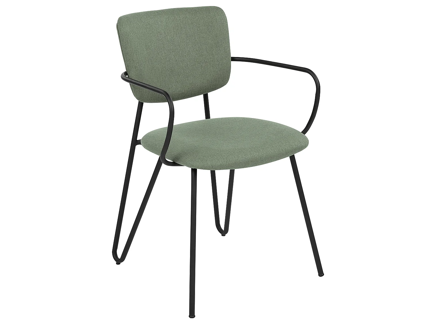 Lot de 2 chaises de salle à manger ELKO Vert foncé