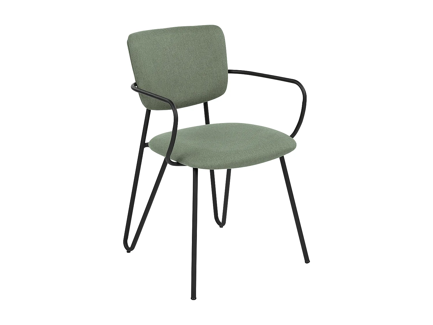 Lot de 2 chaises de salle à manger ELKO Vert foncé