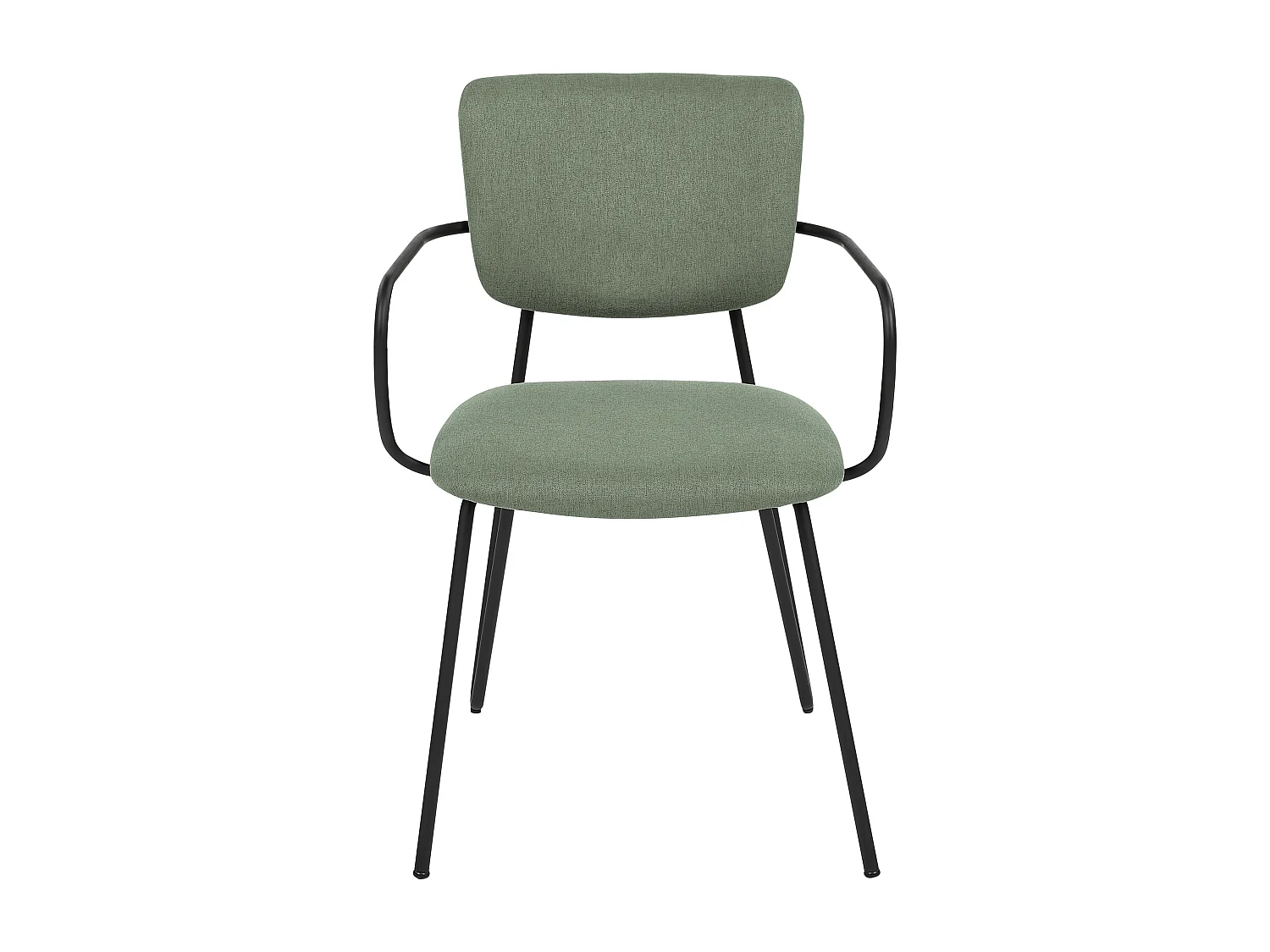 Lot de 2 chaises de salle à manger ELKO Vert foncé
