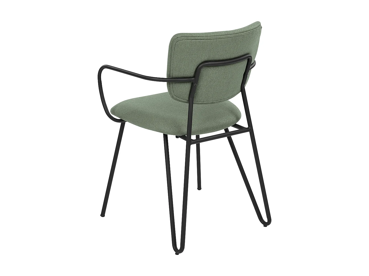 Lot de 2 chaises de salle à manger ELKO Vert foncé